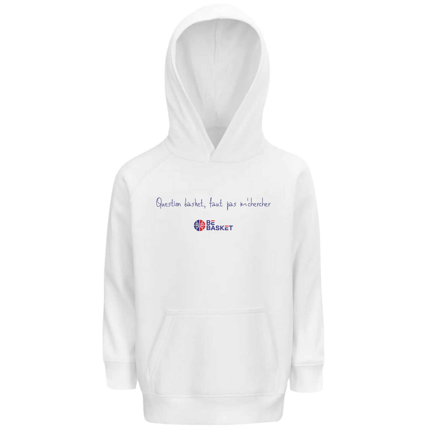 Sweat à capuche Enfant Milo - Question basket, faut pas m'chercher - Unisexe
