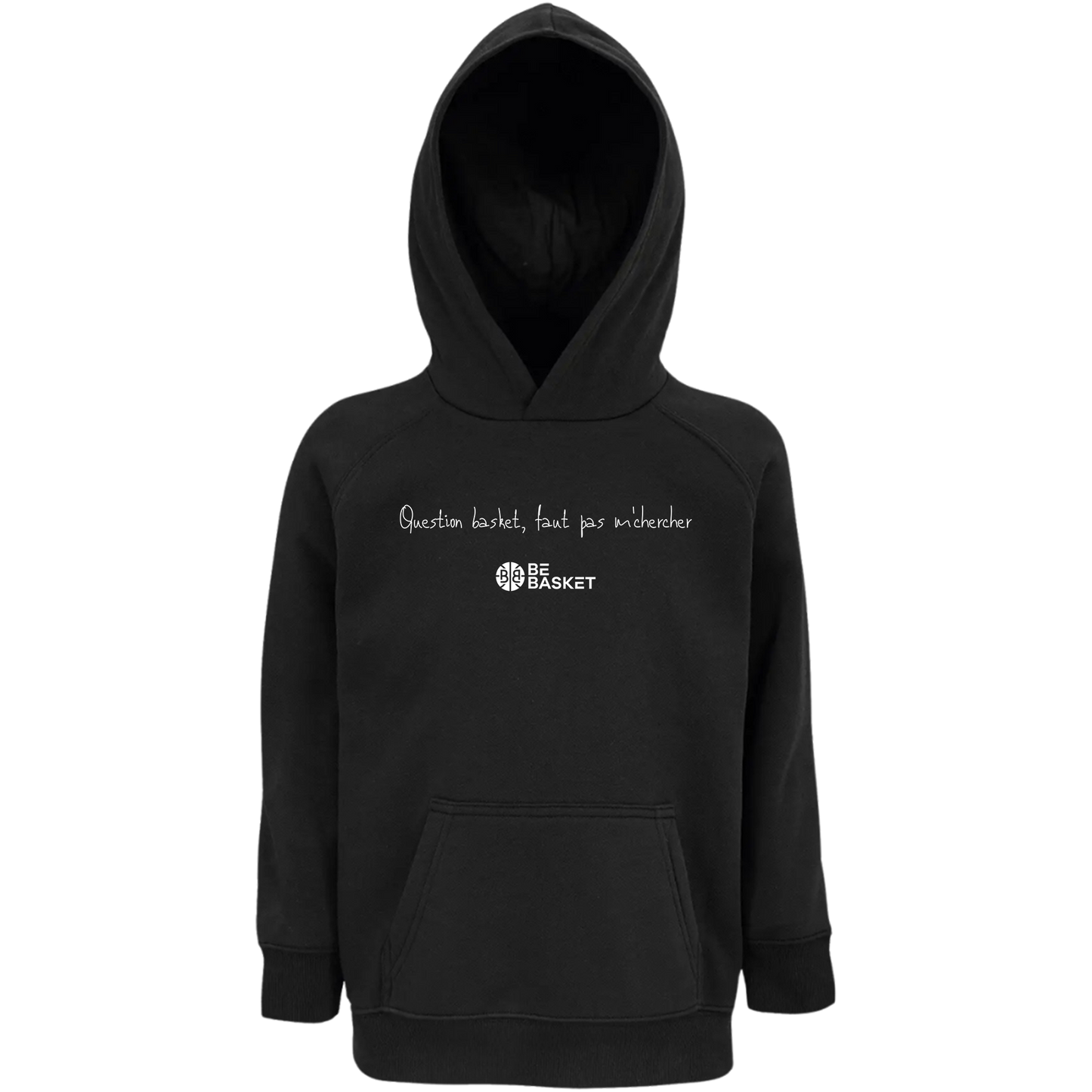 Sweat à capuche Enfant Milo - Question basket, faut pas m'chercher - Unisexe